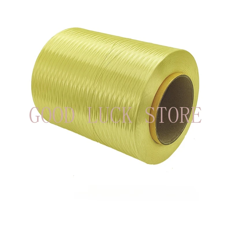 

1414 220Dtex Aramid Fiber Tow Filament Yarn Thread Tape Yellow 500/1000/2000 Meters