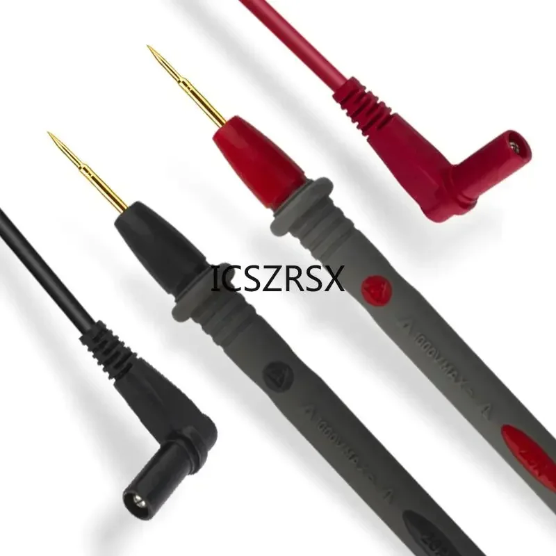 Gold plated Silicone Wire Test Leads for Multimeter Ultra Pointed 1000V 20A Needle Test Probe Tip