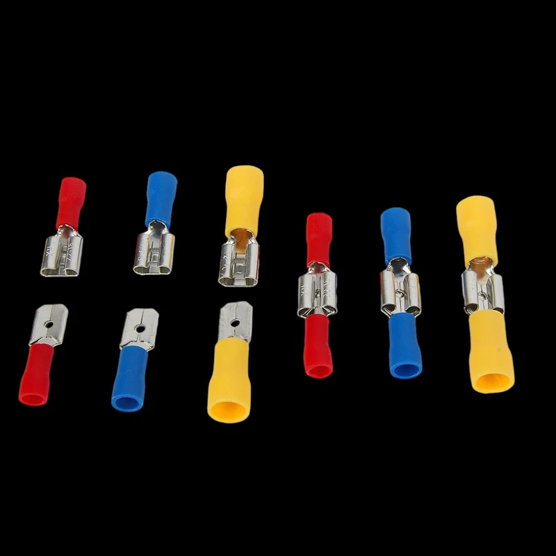 280/300/480PCS Wire Connector Kit Male Female Insulated Terminals Cold Crimp Terminals Assorted Crimp Terminals Spade