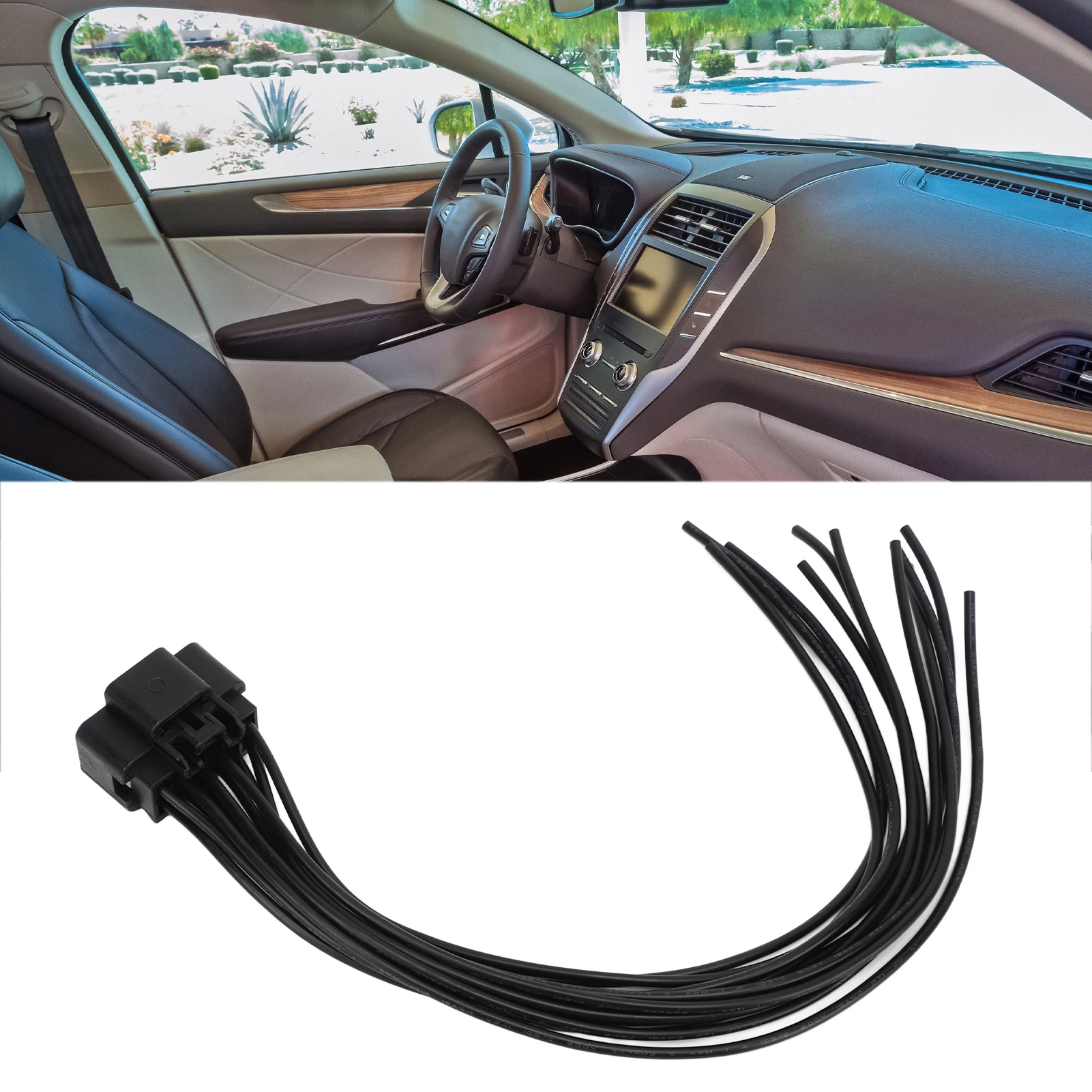 Heated Seat Module WPT 928 Climate Control Cooled Seat Connector Pigtail Replacement for FORD EDGE EXPEDITION