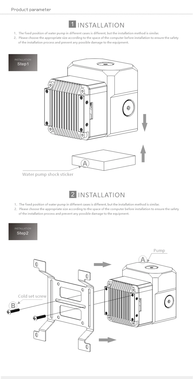 Imagem -06 - Bykski-pwm Automatic Velocidade Pump Reservoir para pc Water Cooling System dc 12v Maximum Flow Lift Metros 700l por h Cp-sr-pmd3-x