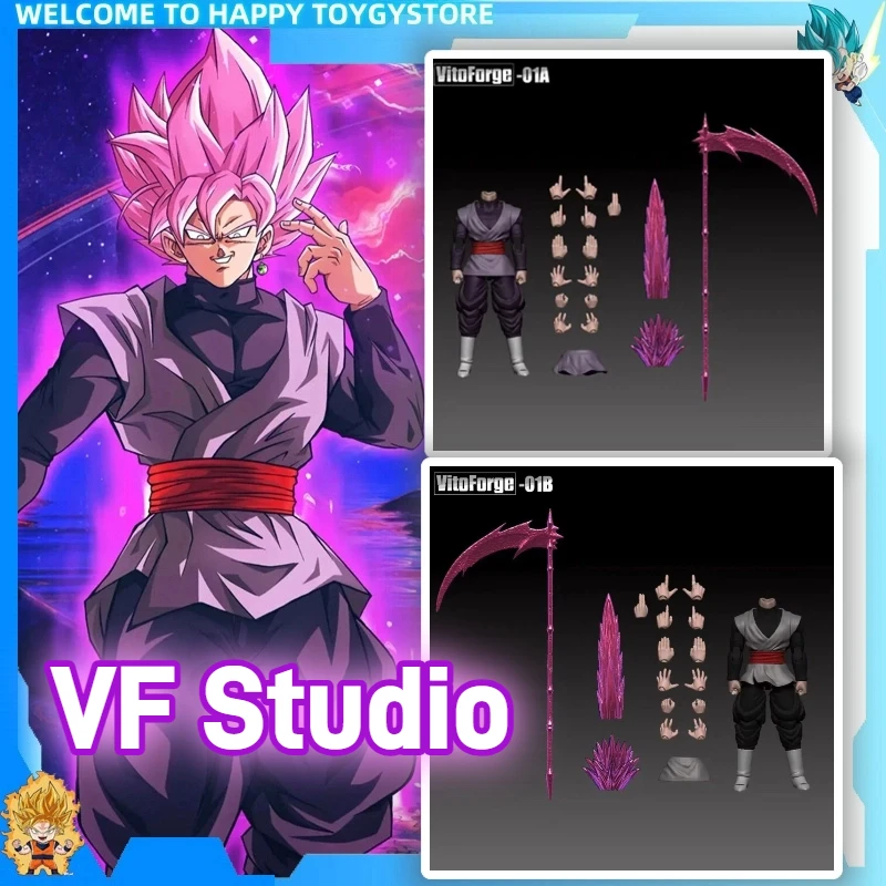 

New Vitoforge Dragon Ball Z Super Saiyan Black Goku Zamasu Vf 01a 01b Nut 01a 01b Anime Action Figure Model Collection Toys