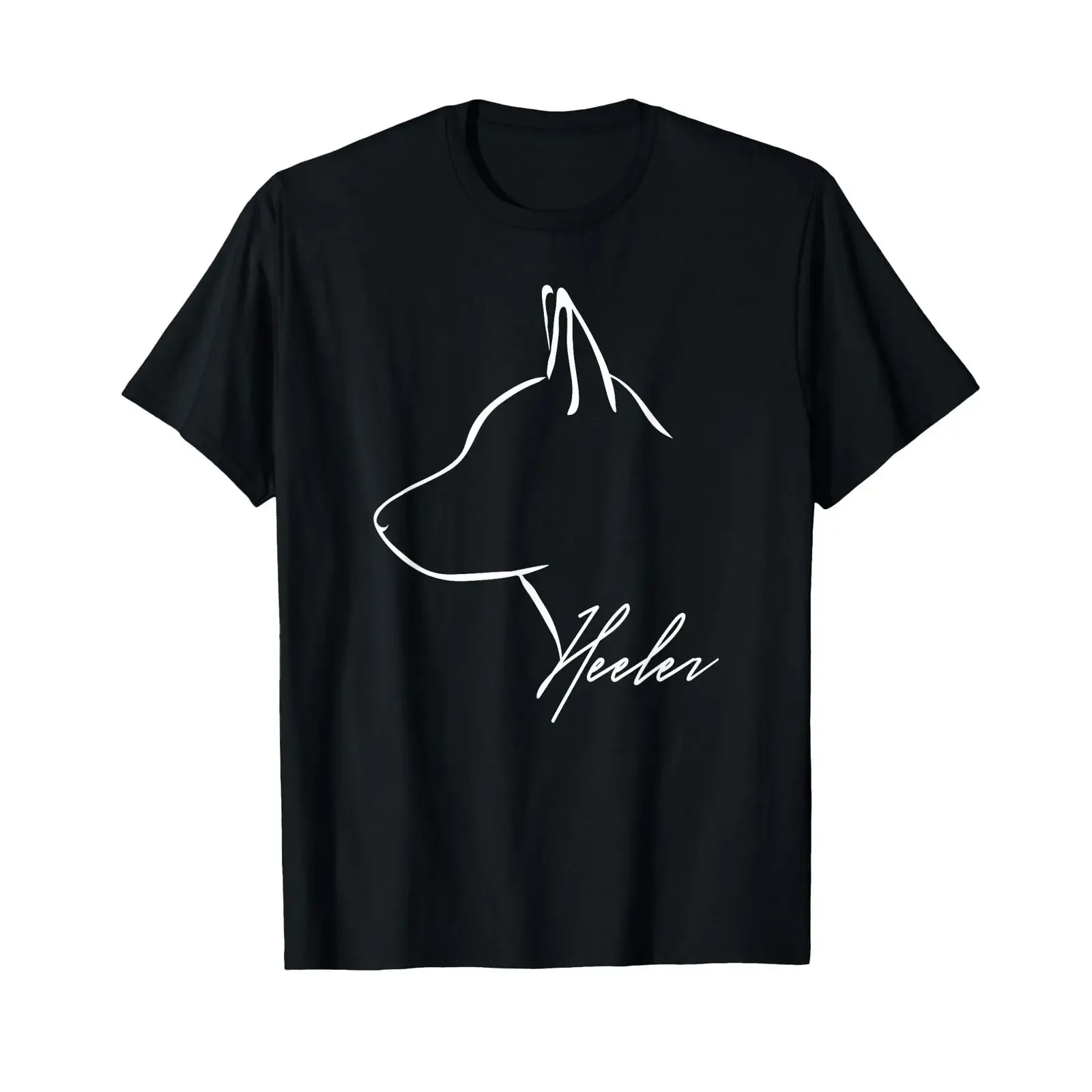 Camiseta para amantes del perro ganadero Blue Heeler, estilo vintage, lavada, con gráfico estampado, ligeramente a la moda, versátil, transpirable, estilo streetwear.