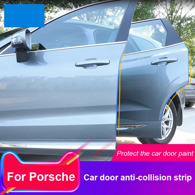 

5M Transparent Car Door Edge PVC Scratch Protector Strips Car Anti-collision Sealing Strip Door Anti-scratch Transparent Strip