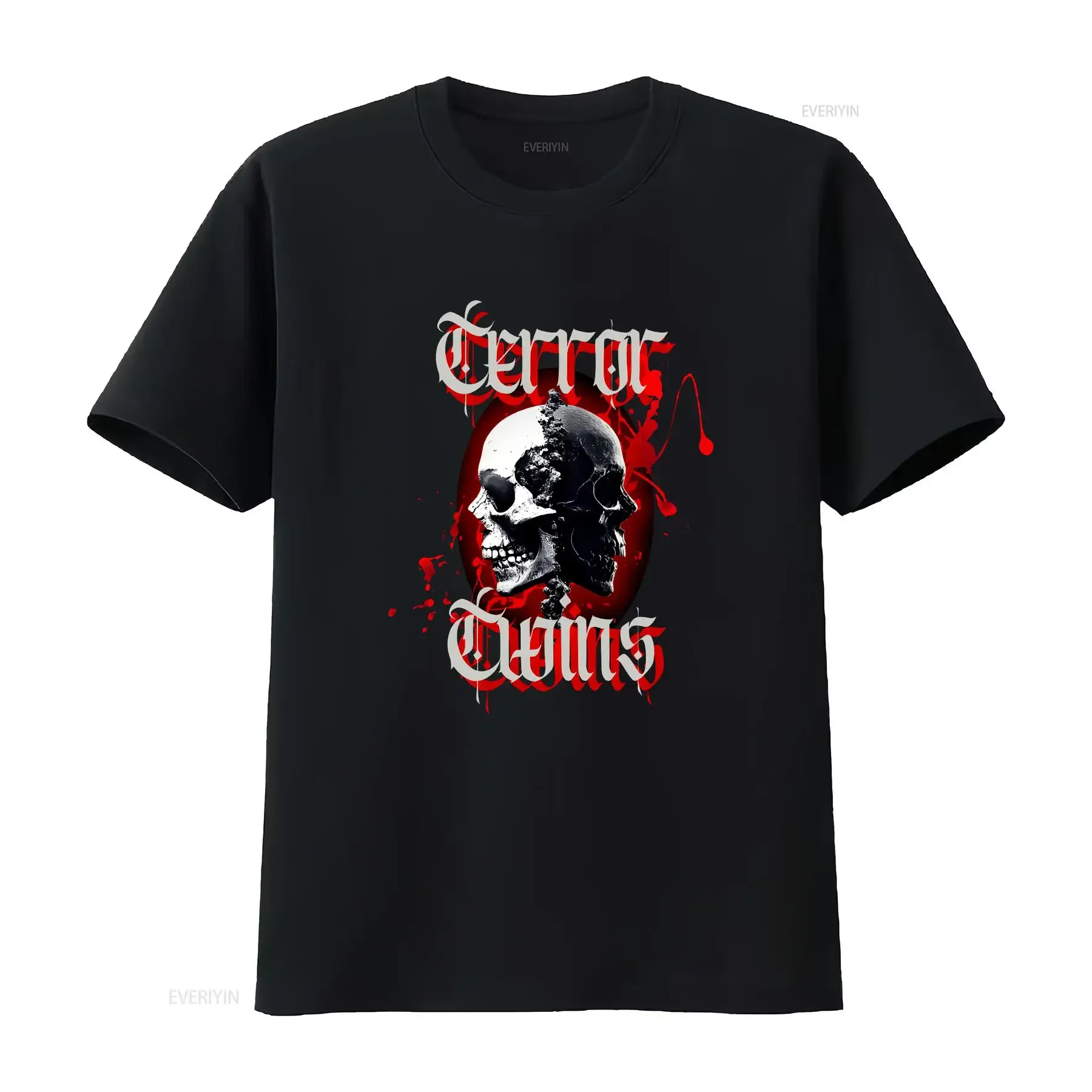 The Terror Twins T Shirt vintage Washed Comfortable Stretched designer clothes graphic Slightly Versatile streetwear Stylish