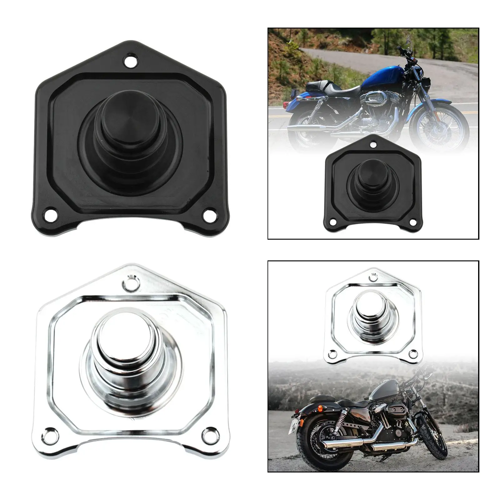 

Motorcycle Solenoid Cover Push Button Starter for Twin cam 1991-2023
