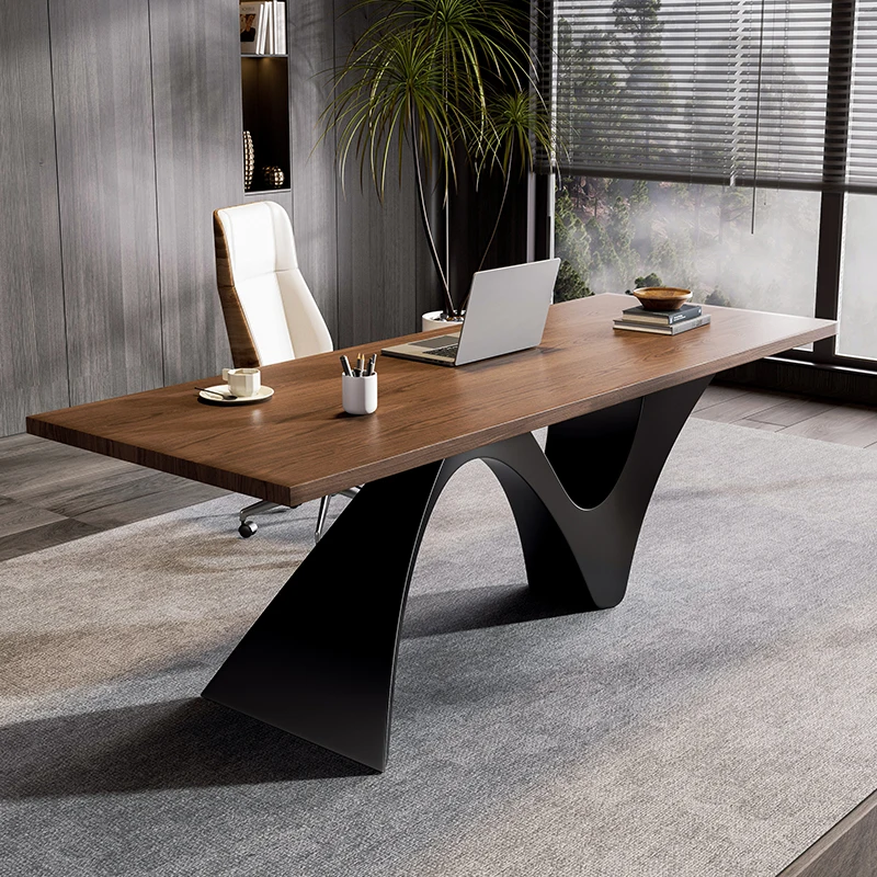 

Design Display Office Desk Standing Crafts Modern Wooden Office Desk Computer Nordic Escritorio Oficina Commercial Furniture