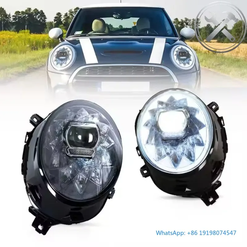 

2014-2018 F56 LED Headlights High Brightness 6000K Cool Dynamic Animation DRL Waterproof 12V Automobile Front Lamp