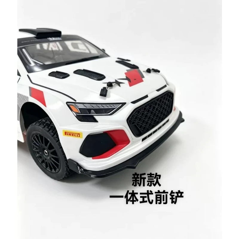 For HOBBY PLUS Pegasus 3 1/10 Audi A3 Rally RC Car TPU Front Splitter & Bumper Guard, Flexible Shell Protector Upgrade Parts
