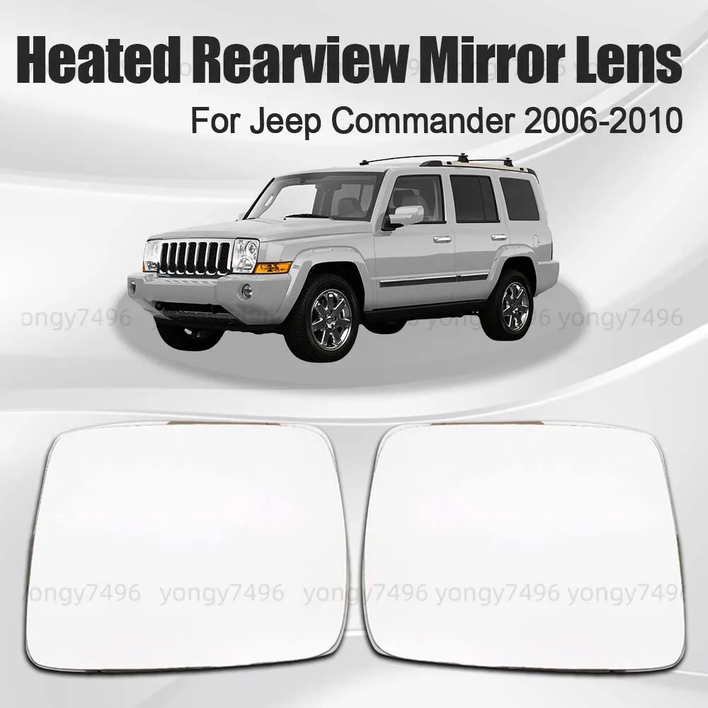 

Car Wide Angle Heated Rearview Mirror Lens For Jeep Commander 2006 2007 2008 2009 2010 Heat The Lenses Car Rearview Accessories