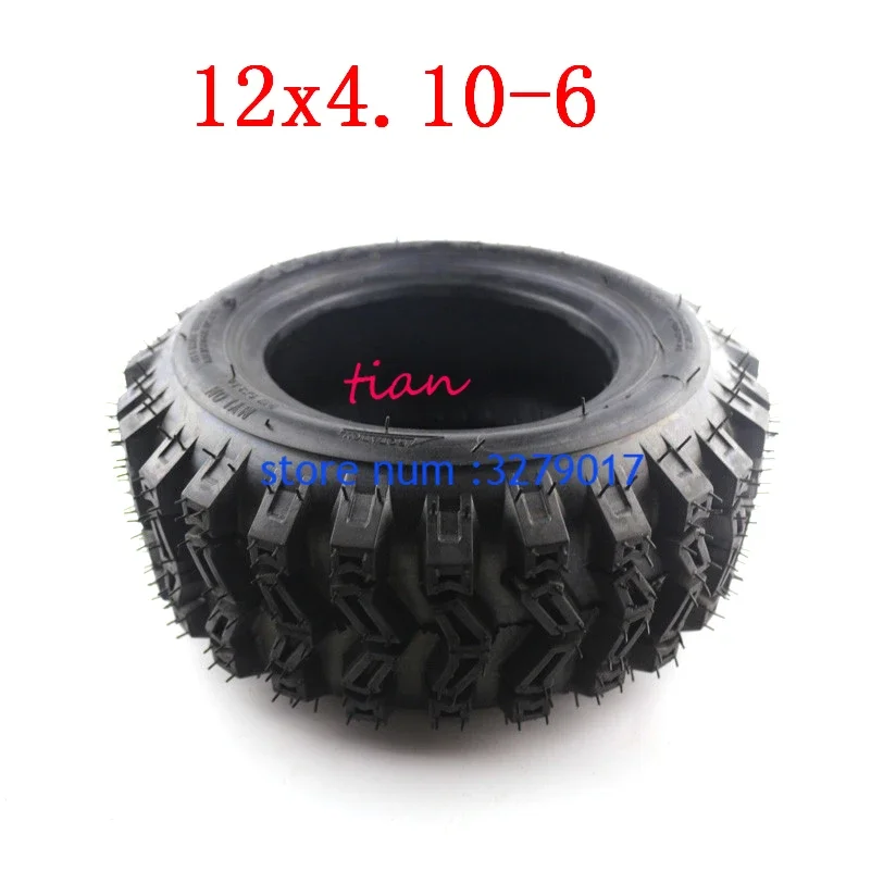 high quality 12x 4.10-6 tire tyre ATV Quad Go Kart 47cc 49cc /4.10-6 tyre Lawn Garden Tiller Snow Blower Thrower R-1 Lug tire