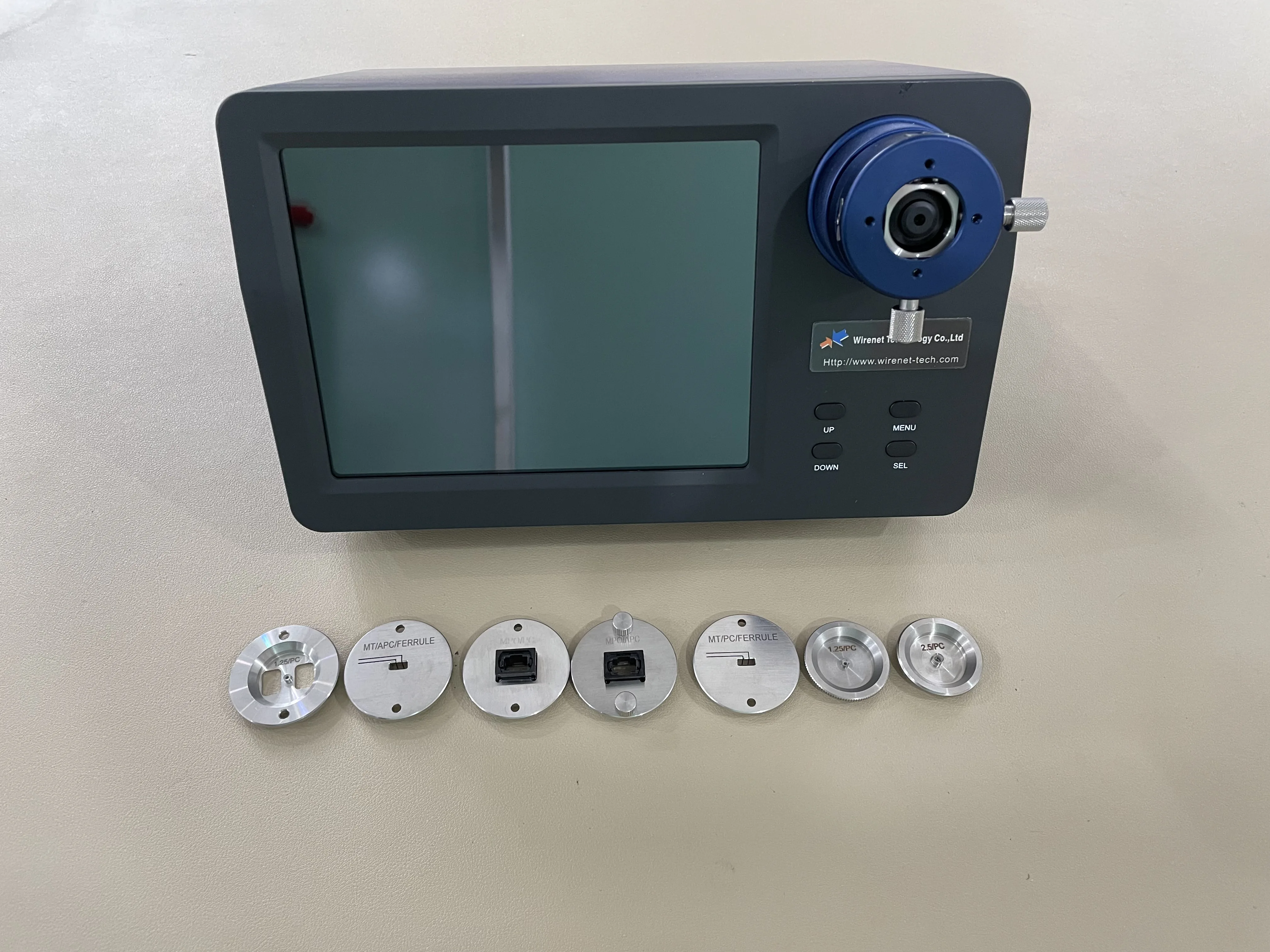 Convenient Operation Endface Inspector 400x Fiber Optic Inspection Microscope