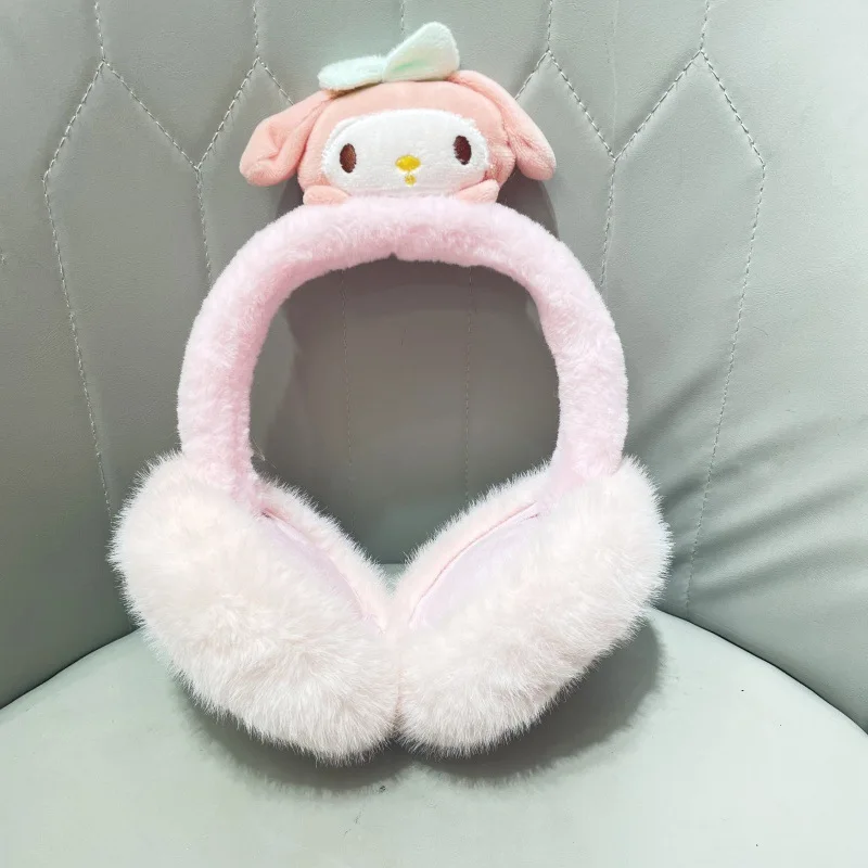 Miniso winter thickened warm ear cups for children cartoon ears moves air bags ear bags students go out to prevent freezing ears
