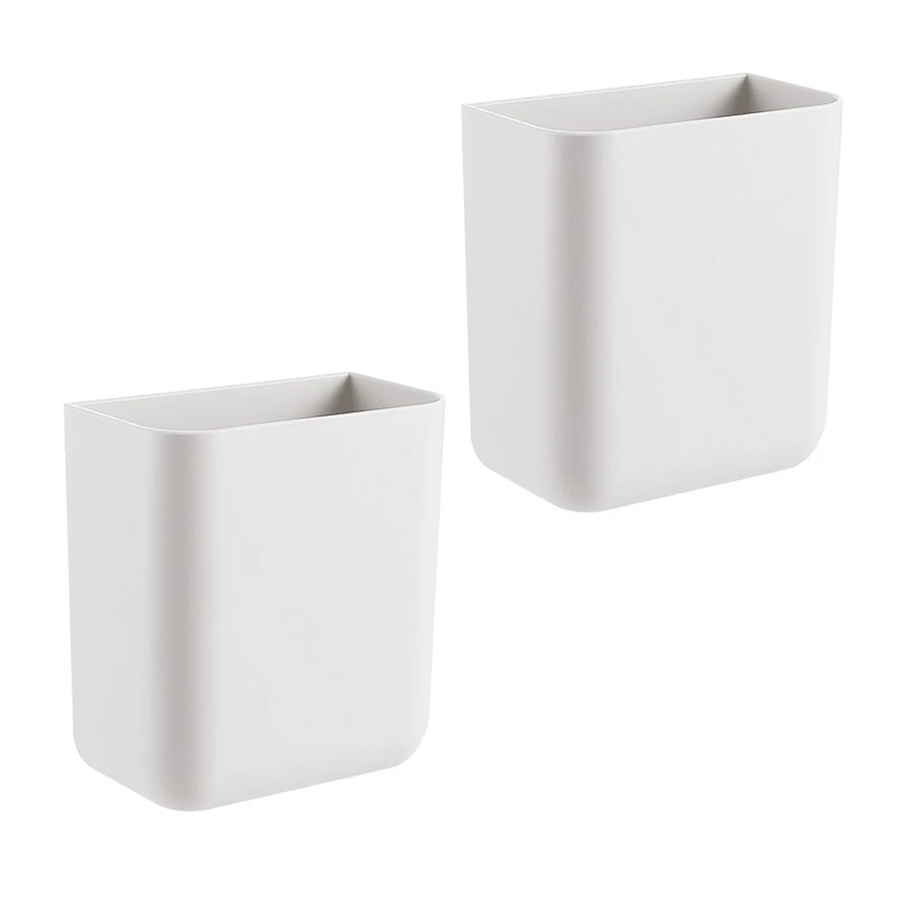 

2Pcs WallMounted Box Boxes Compact Design for Bedroom Kitchen Bathroom White Color Cell Phone Box Wall Easy Install