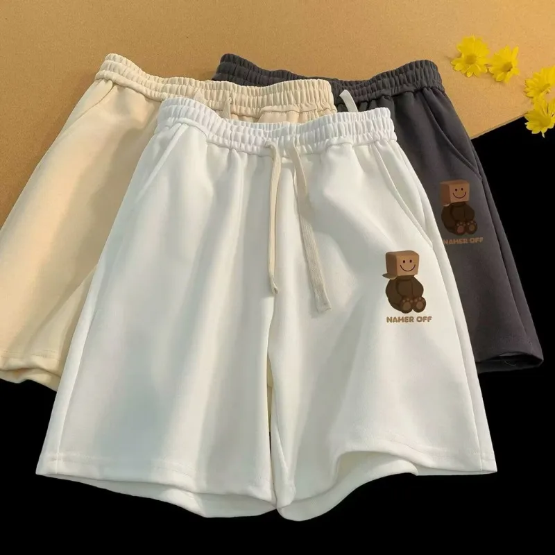 

Size M-8XL Men Shorts Casual Short Pants Plus Size Beach Shorts Fashion Cartoon Cartons Bear Print Sports shorts