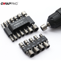 9-14pcs Multifunctional Tools 5mm-13mm Electric Screwdriver Sets Tool Box Wiha Cordless Drills Set of Nozzles Edc Multi Tool Bit