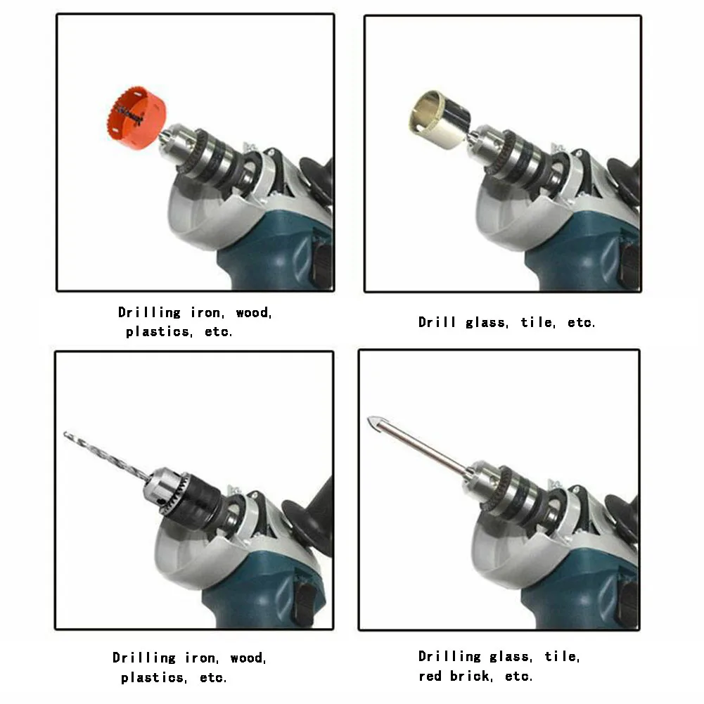 1-3Sets Drill Chuck Clamping Range 1.5-10mm High Precision Steel Angle Grinder Drill Chuck with Key Lathe Power Tool Accessories