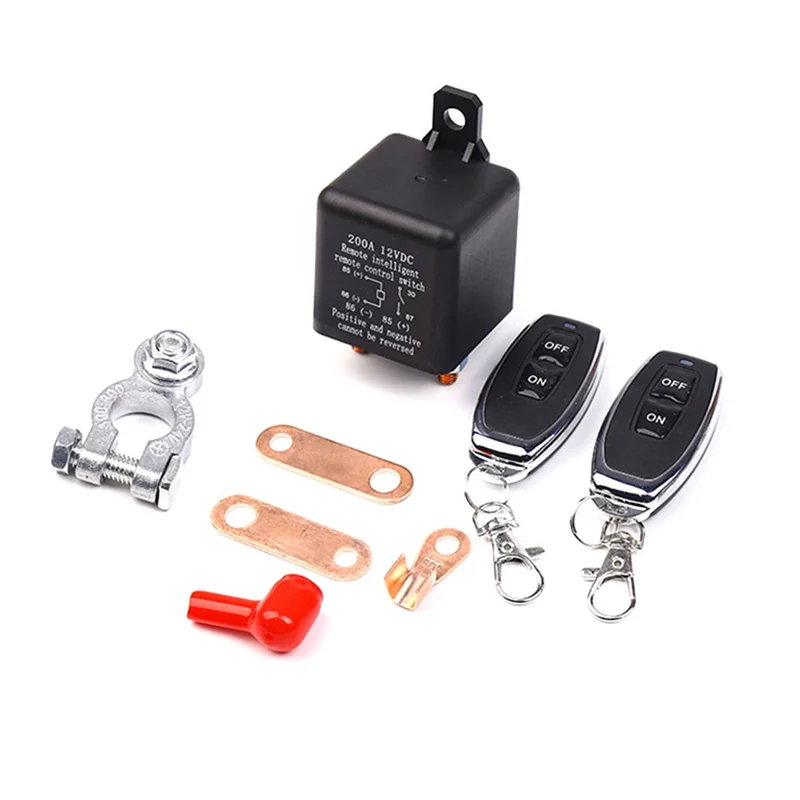 

Дистанционный выключатель аккумулятора (12 В 200 А), беспроводной разъединитель аккумулятора с дистанционным управлением типа 4,