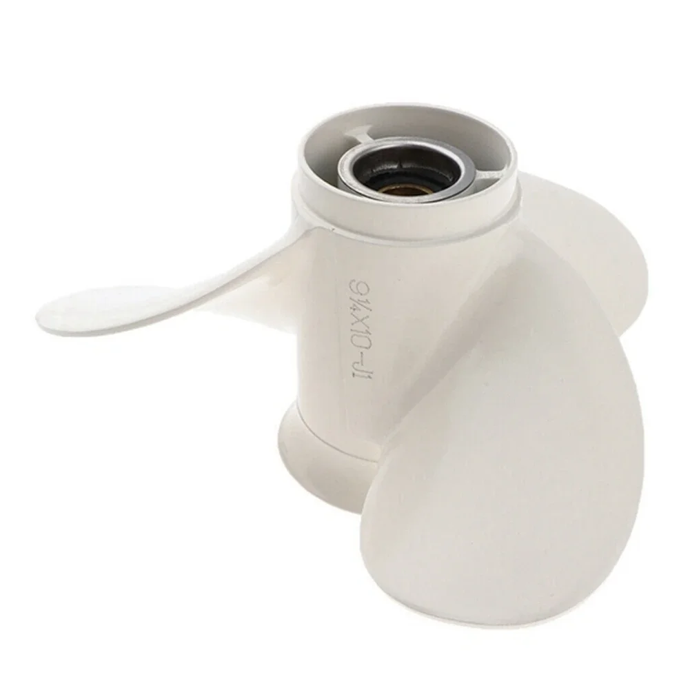 9 1/4 *10 Marine Aluminum Alloy Propeller Yamaha 9.9 Horsepower 15 Horsepower 3 Blades 8 Slots Marine Engine Parts 63V-45952-10-El