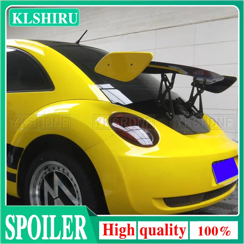 

GT style For Volkswagen VW Beetle 2013-2018 Exterior ABS Plastic Unpainted Primer Color Rear Wing Trunk Lip Spoiler Decoration