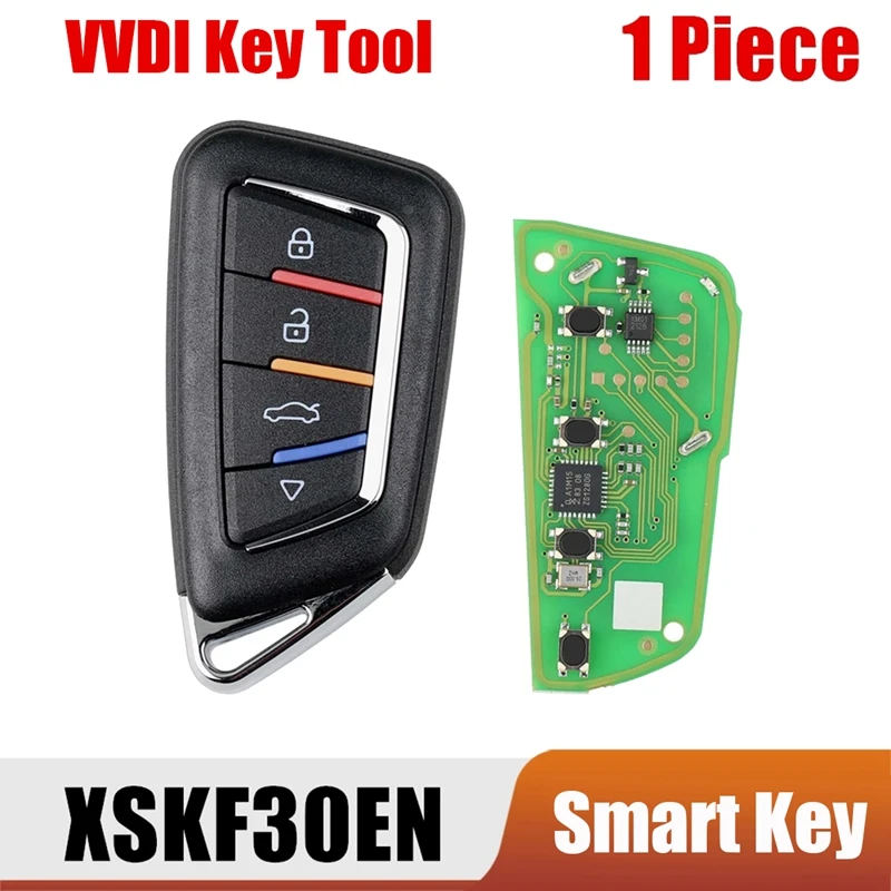 Universal Smart Remote Key 4 Button Knife Style Fob Key For Xhorse XSKF30EN For Xhorse VVDI Key Tool