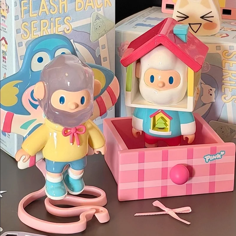 Genuine Farmer Bob Flash Back Series Blind Box Trendy Doll Anime Figure Suprise Box Desktop Decoration Xmas Gifts Collection Toy