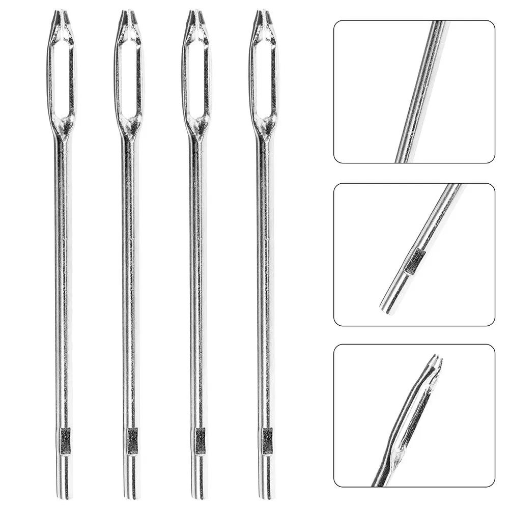 

5pcs Tire Plug Tool Emergency Repair Kit For Car Truck Heavy Duty Split Eye Needles Puncture Fix Supplies Automotive Tire Repair