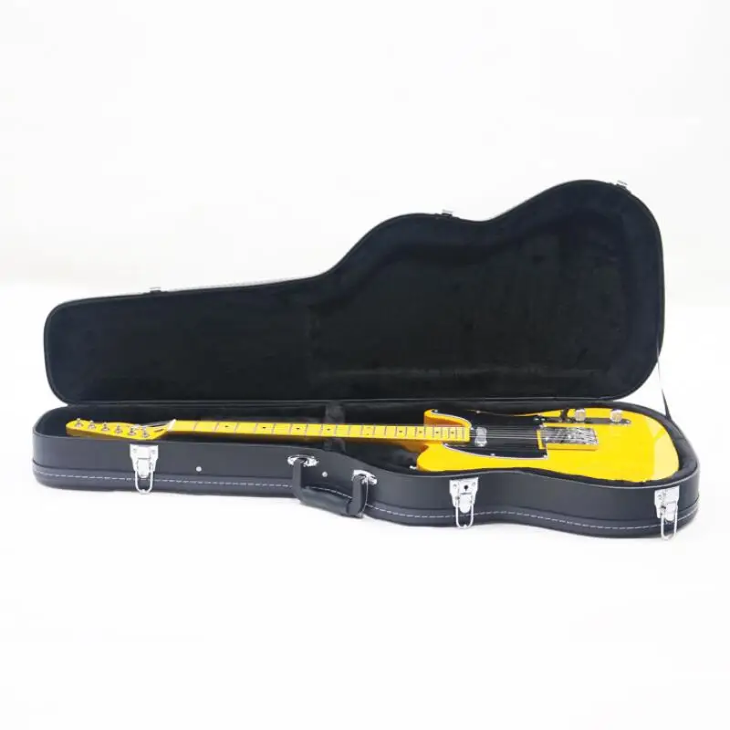 Electric Guitar Hard Case Portable Electric Guitar Bag Waterproof Compression Protection ST Electric Guitar Box Lock Guitar Bag