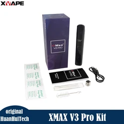 Oryginalny zestaw XMAX V3 Pro suchy Herb/waporyzator do wosku 2600mAh 18650 ustnik baterii z narzędzie do masażu łatwą do czyszczenia E papieros