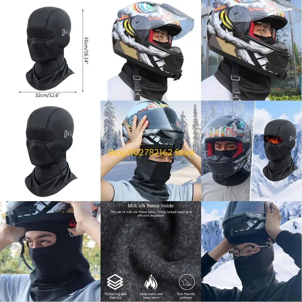 

547B Men Cycling Cap Balaclava Full Face Ski Mask Hood Hiking Camping Cap