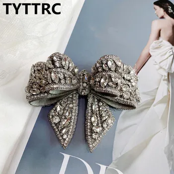 1 unidad de zapatos con lazo, joyería, flor, alta calidad, fiesta de boda nupcial, tacones altos, zapatos DIY, personalización Manual, decoración de zapatos