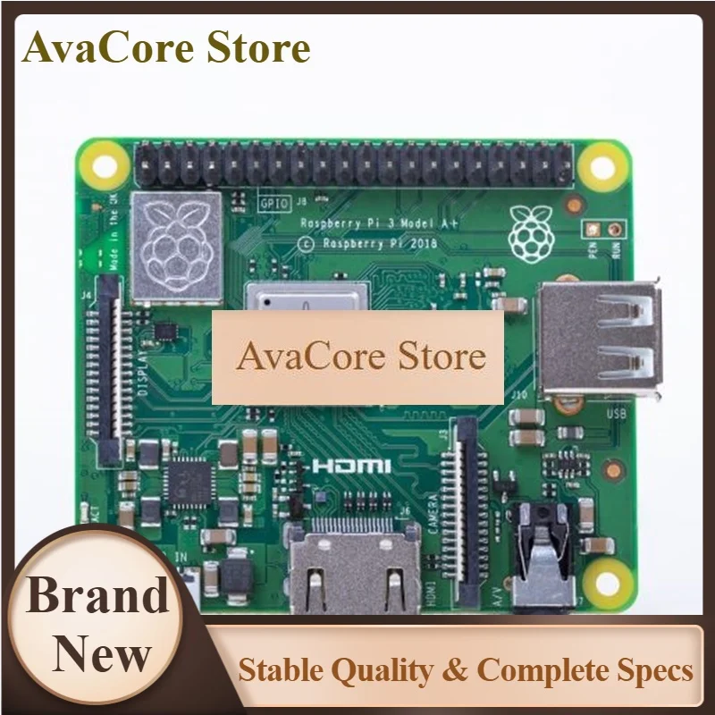 AvaCore Raspberry Pi 3 Model A+ Plus 4-Core CPU BMC2837B0 512M RAM Pi 3A+ With WiFi And Bluetooth
