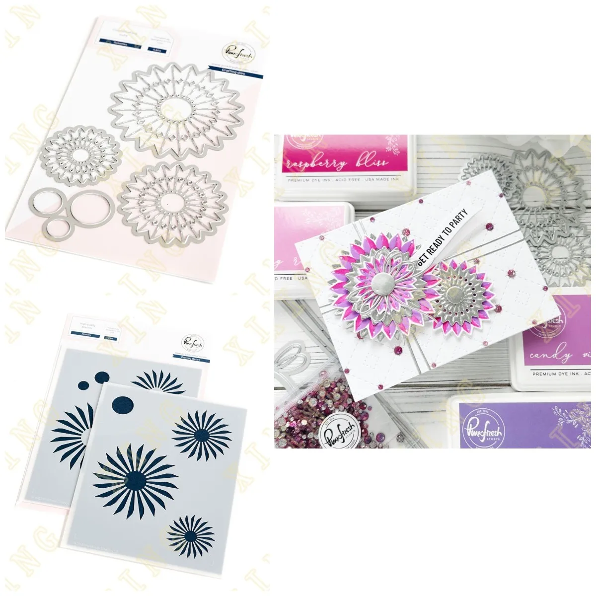 Rosettes Metal Cutting Dies Stencils for DIY Scrapbooking Album Stamp Make Paper Card Embossing 2023 New Die Cut Hot Sale