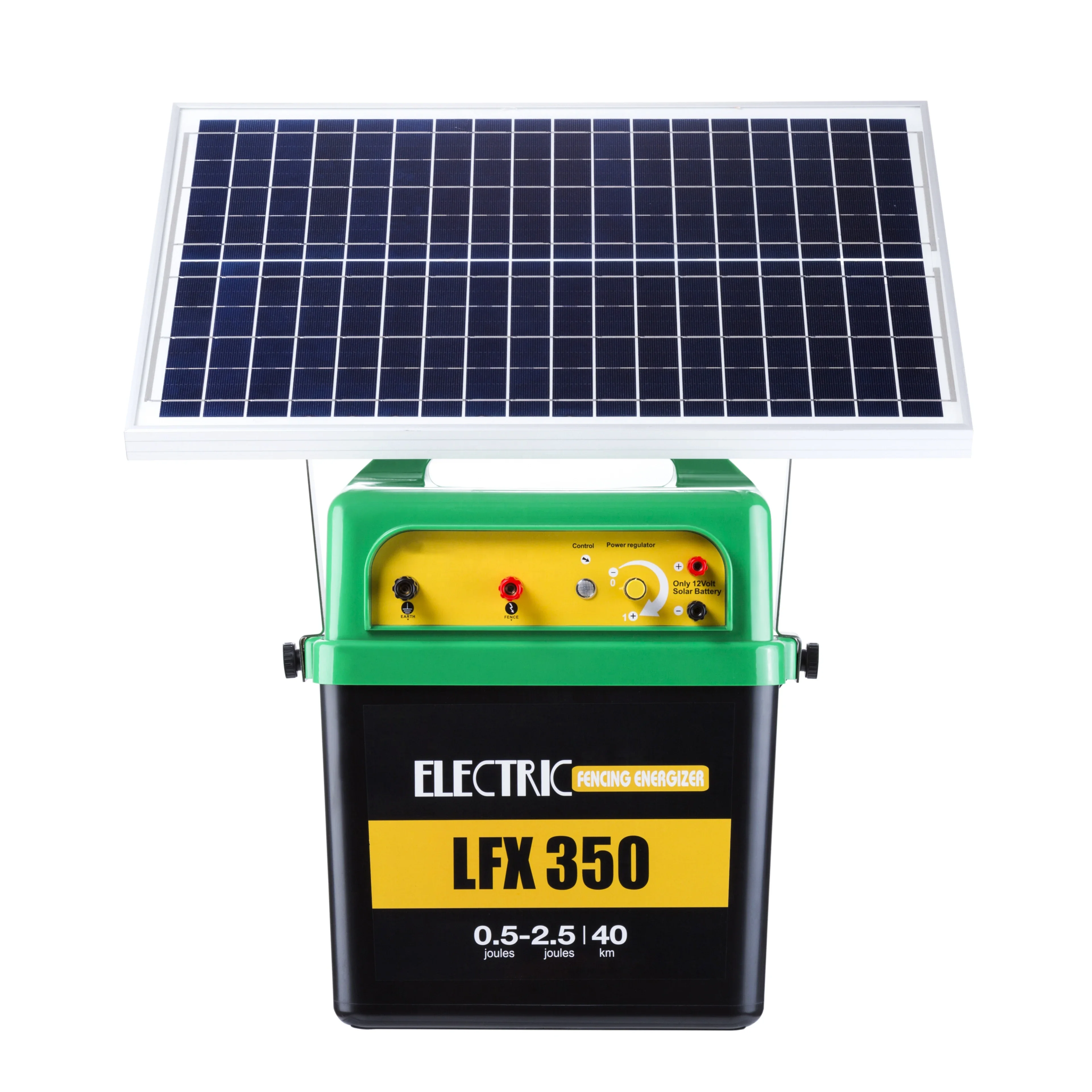 Clôture électrique pour bétail, excitateur solaire 12KV, 6.2J, panneau solaire pour volaille 20w