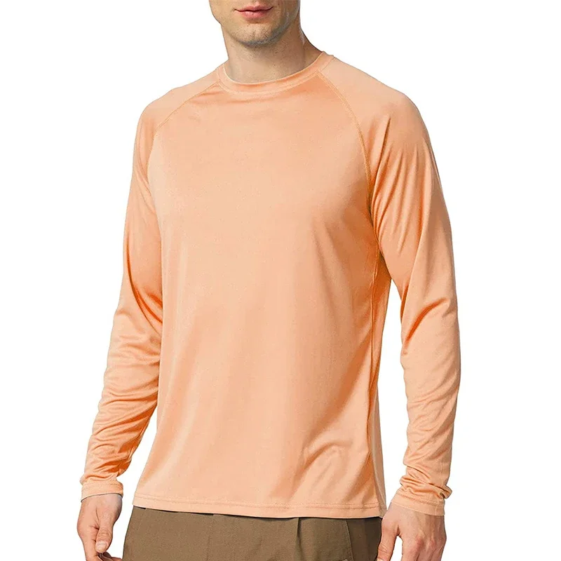 Chemises de protection solaire d'été pour hommes, chemise extensible à manches longues, séchage rapide, course à pied et pêche en plein air, Uv Spf Upf 50 + Y