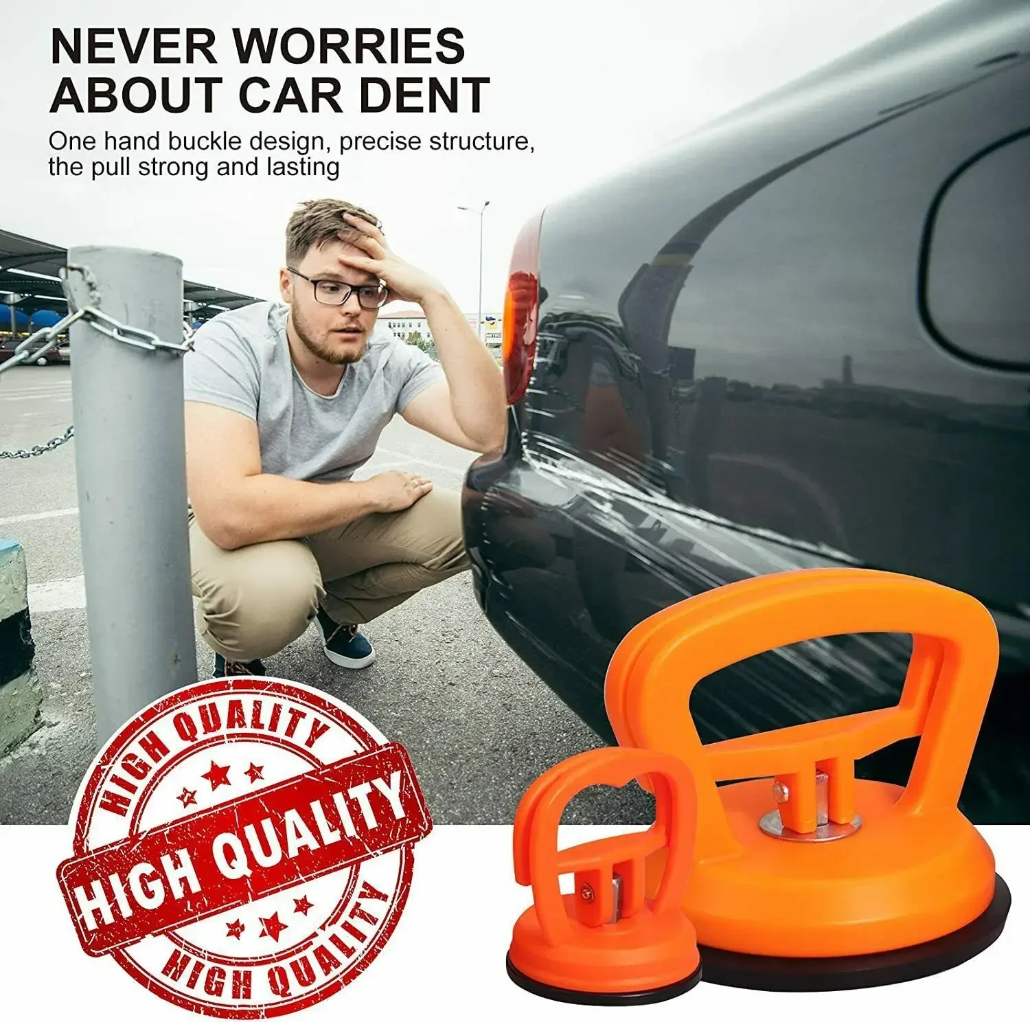 2 in 1 Car Repair Tool Body Repair Puller Big/Small Suction Cup Remove Dents Puller Portable For Dent Glass Suction Removal