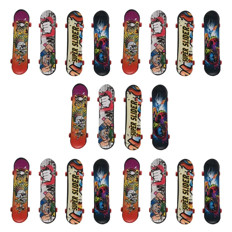 Mini 20 Pack Finger Board For TECH DECK Truck Skateboard Toy Gift Kids Children Gift 95Mm