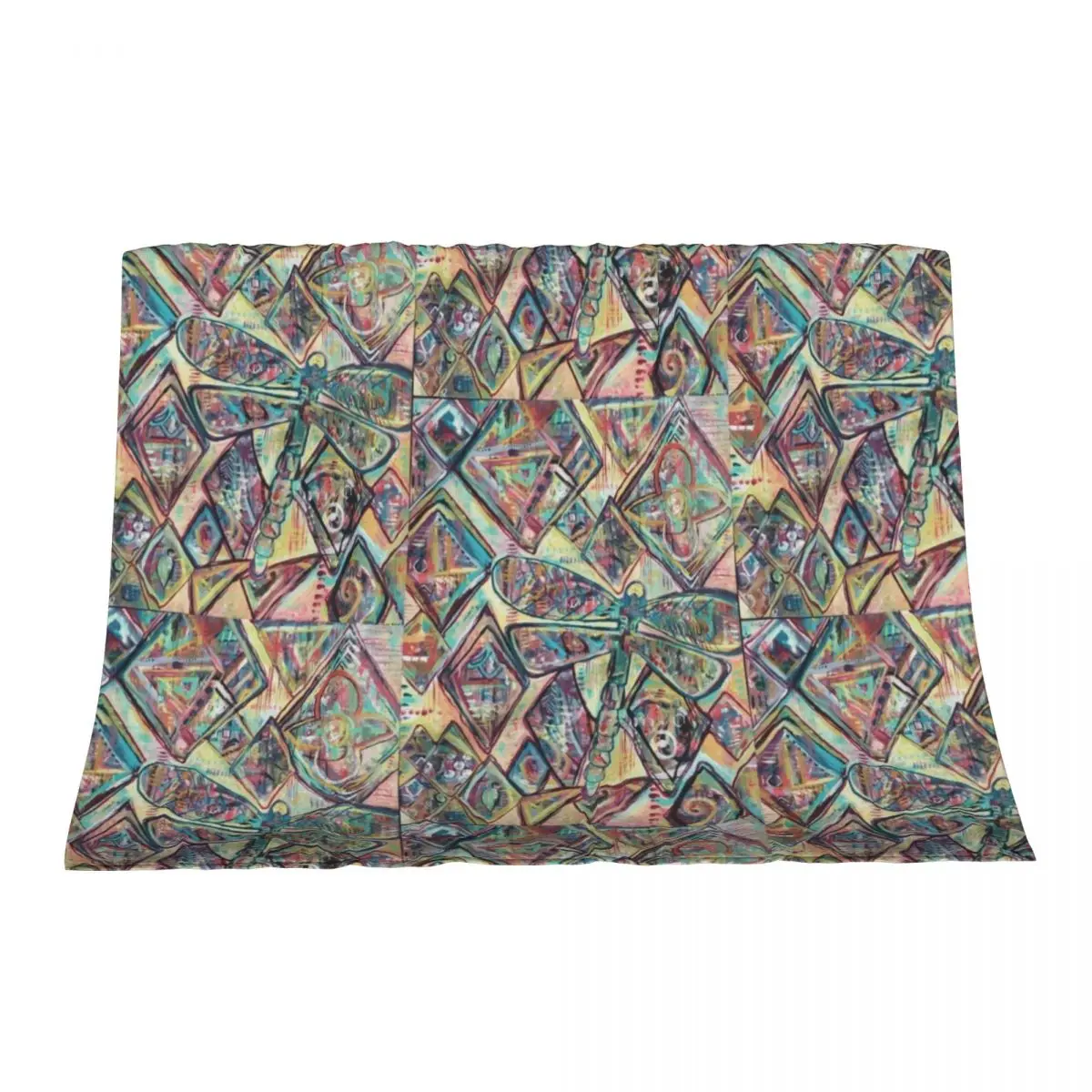

Dragonfly painting Throw Blanket For Sofa Thin blankets and throws warm for winter Blankets