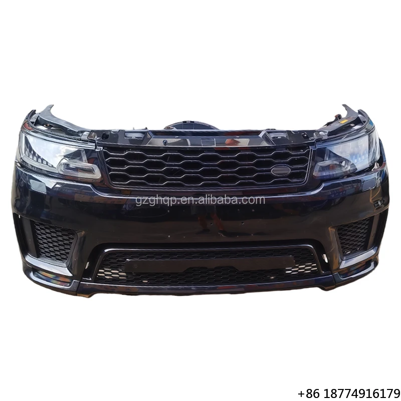 

Front Bumper Body Kit for Range Rover Sport, Black Front Bumper, Radiator, Cooling System 2018-2022