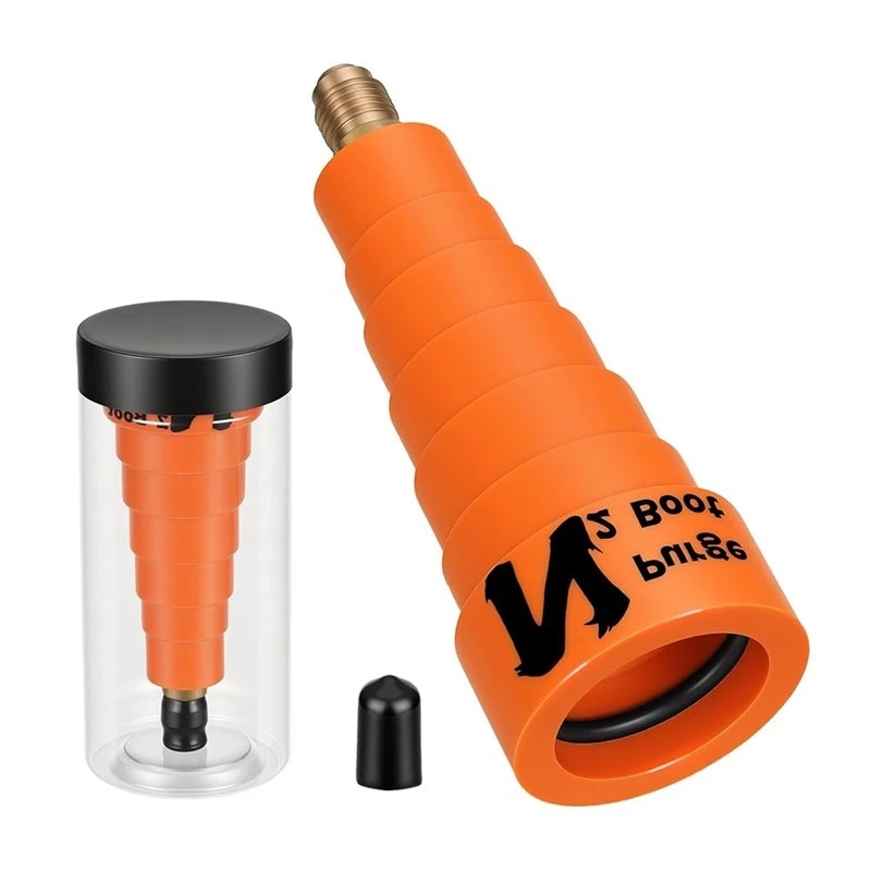 ABCL Nitrogen Purge Boot For HVAC Brazing, Hands-Free Nitrogen Purge Tool With Multi-Size O-Ring Seal And 1/4