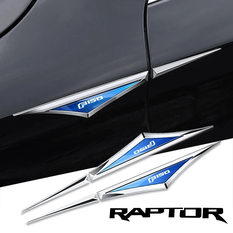 

2pcs alloy car stickers car accsesories accessory for ford f150 f-150 raptor svt Pickup