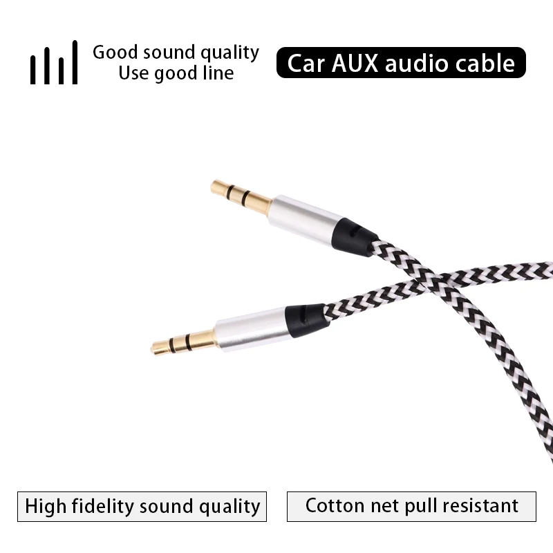 Aux Cable 1M Jack 3.5mm Audio Cable 3.5mm Speaker Cable Male to Male Car Aux Cord for JBL Headphone iphone Samsung AUX Cord