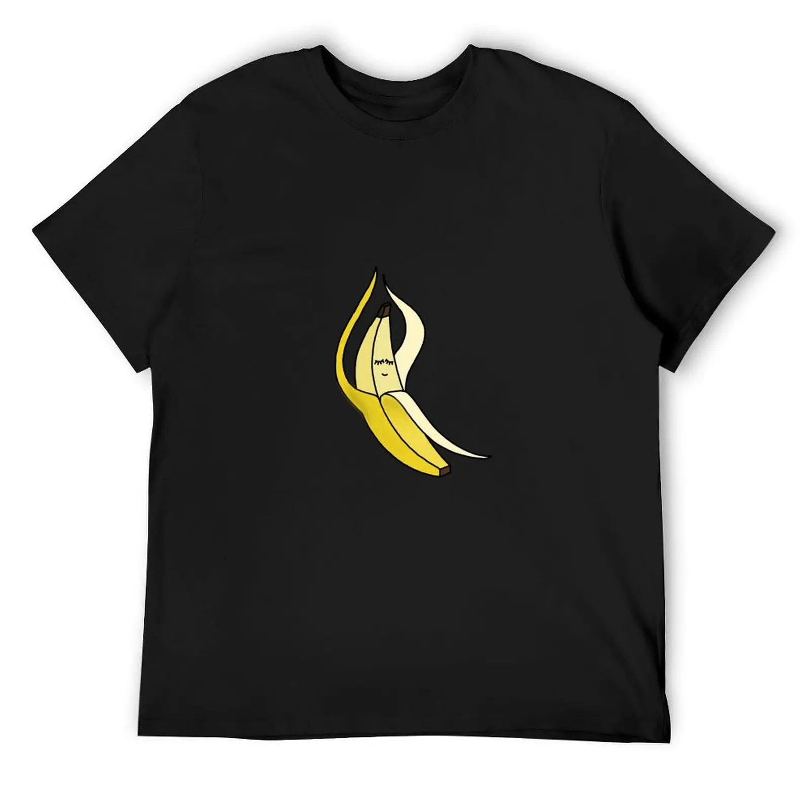 

Yoga Banana T-Shirt man clothes funny costumes luxury t-shirt heavyweights mens cotton t shirts