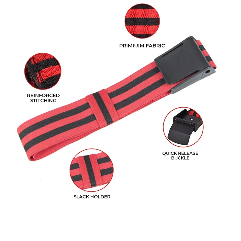 Blood Flow Restriction Bands Exercise Elastic Straps for Occlusion Training Heavy Workouts Help Increase Arm Leg Muscle Mass