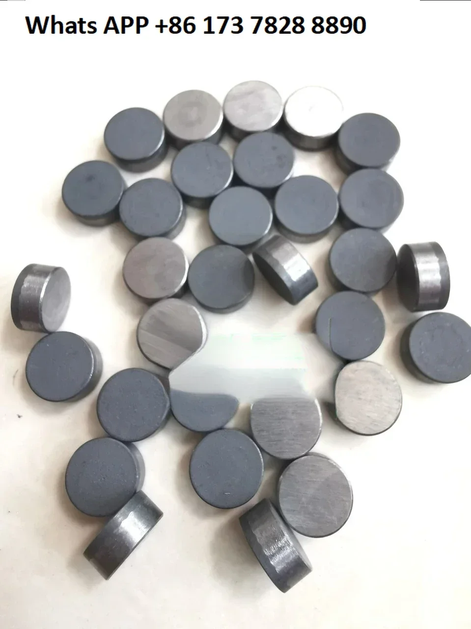 10pcs PDC Diamond Composite Drill Teeth 1004 Geological Flat Diamond Inserts Coal Mine Gravel Super Hard Wear Resistance