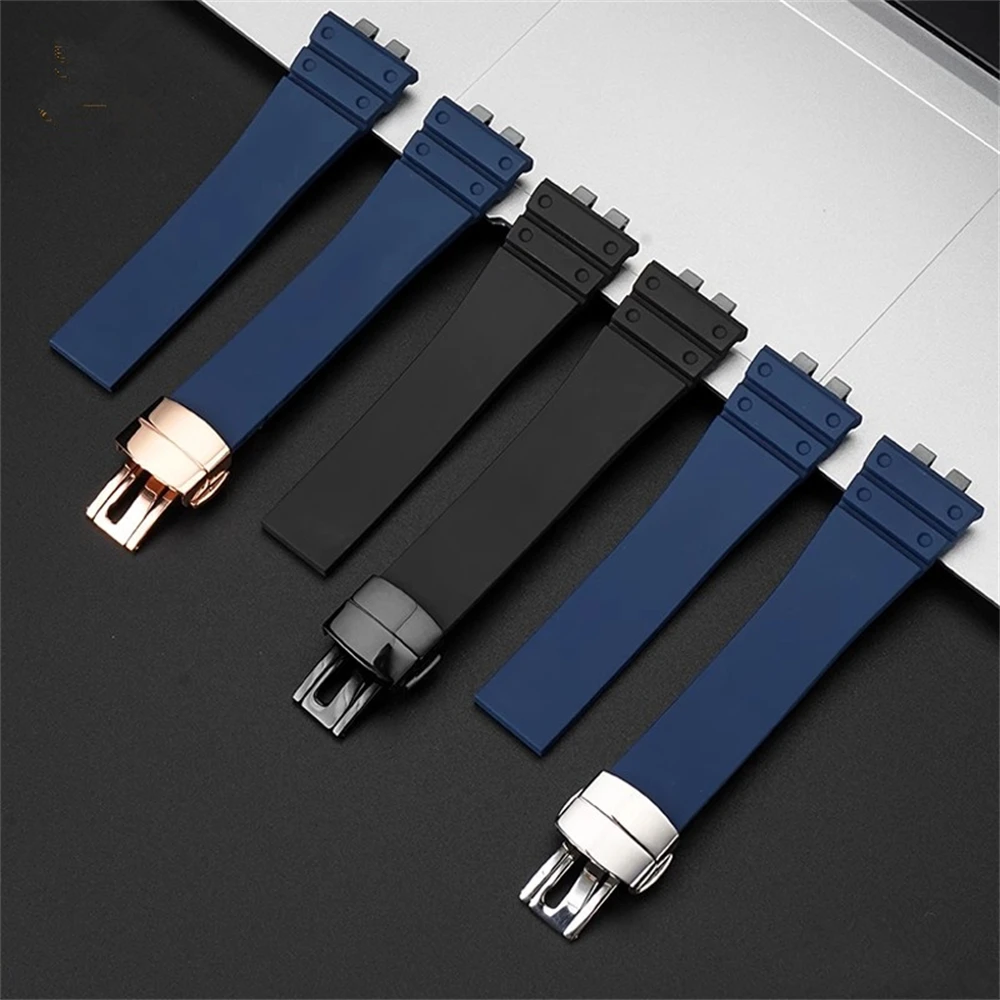 

Ремешок для часов из фторкаучука для GMW-B5000, 35-летие 3459, маленький серебряный блок, водонепроницаемый ремешок для часов с золотым блоком