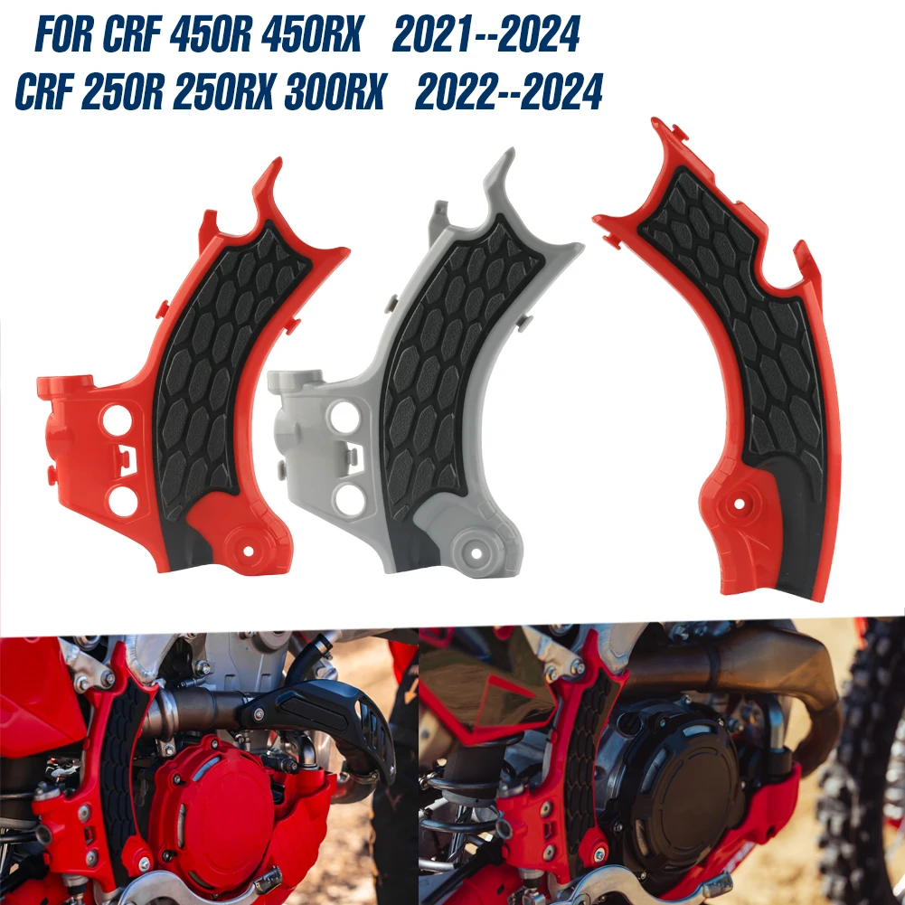 For Honda CRF450R CRF450RX 2021-2024 CRF250R CRF250RX CRF300RX 2022 2023 2024 Motorcycle Frame Protector Guards