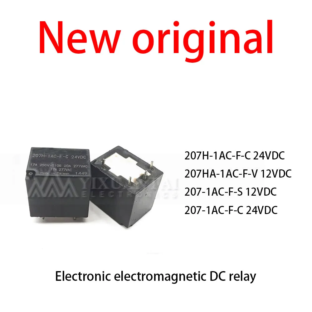 10Pcs/Lot New original 207H-1AC-F-C 24VDC 207HA-1AC-F-V 12VDC 207-1AC-F-S 12VDC 207-1AC-F-C 24VDC Electronic electromagnetic