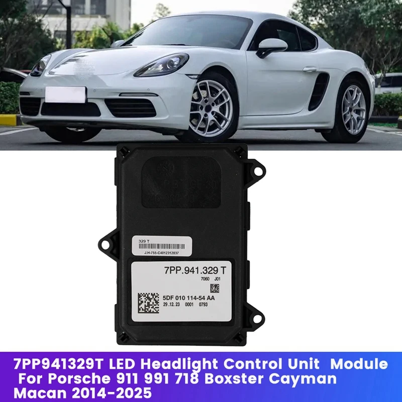 

7PP941329T LED Headlight Cornering Module For Porsche 911 991 718 Boxster Cayman Macan 2014-2025 Ballast Control Unit