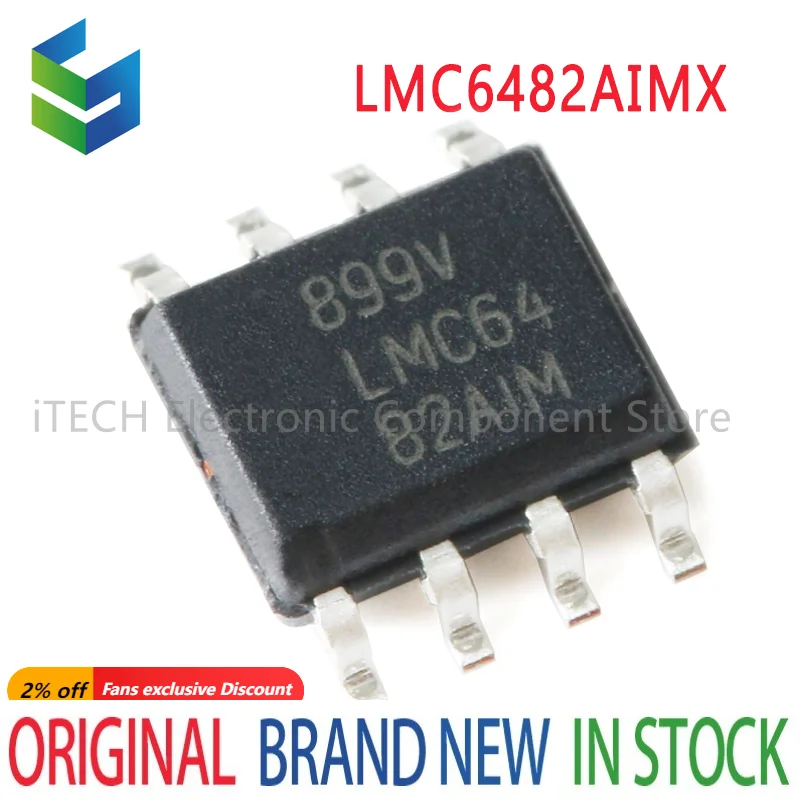 

10pcs/lot LMC6482AIMX LMC6482A LMC6482 SOP-8 In Stock